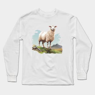 White Sheep Long Sleeve T-Shirt